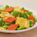 Bell Pepper Carrot Scrambled Eggs: Colorful Quick Home-style Dish