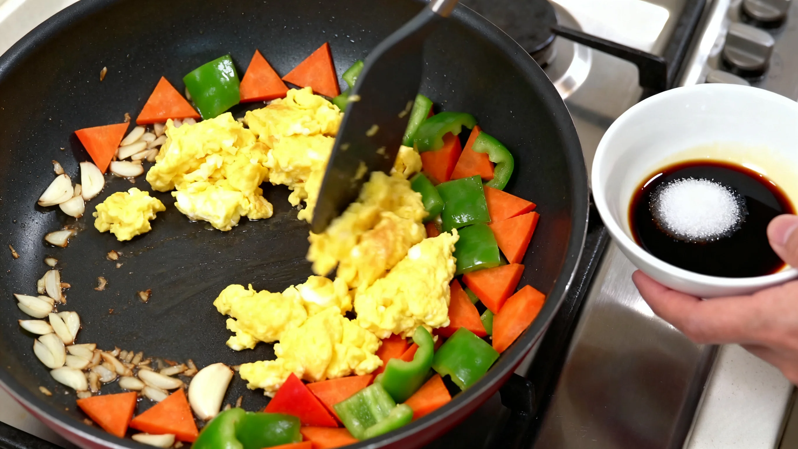 Stir-frying Vegetables