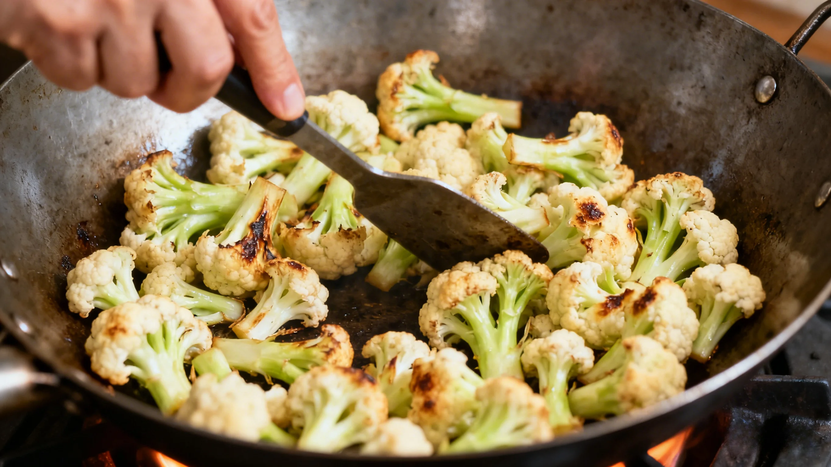 Dry-roast Cauliflower