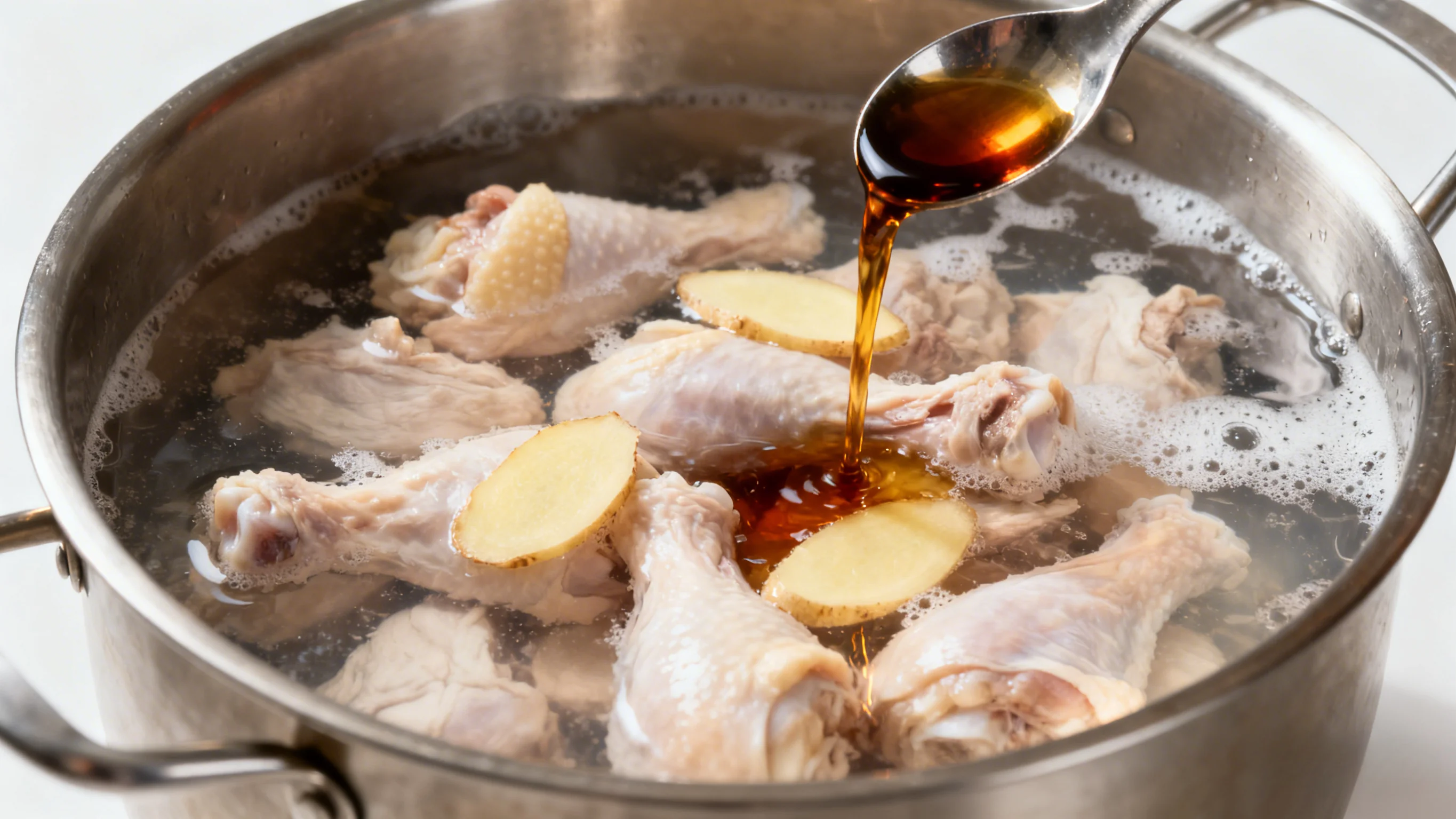 Blanching Chicken