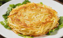 Featured image of post Crispy Pan-Fried Shredded Potato Pancakes