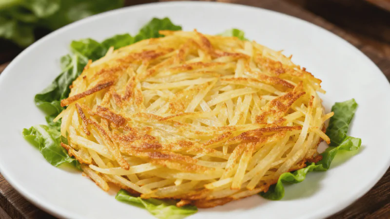 Crispy Pan-Fried Shredded Potato Pancakes