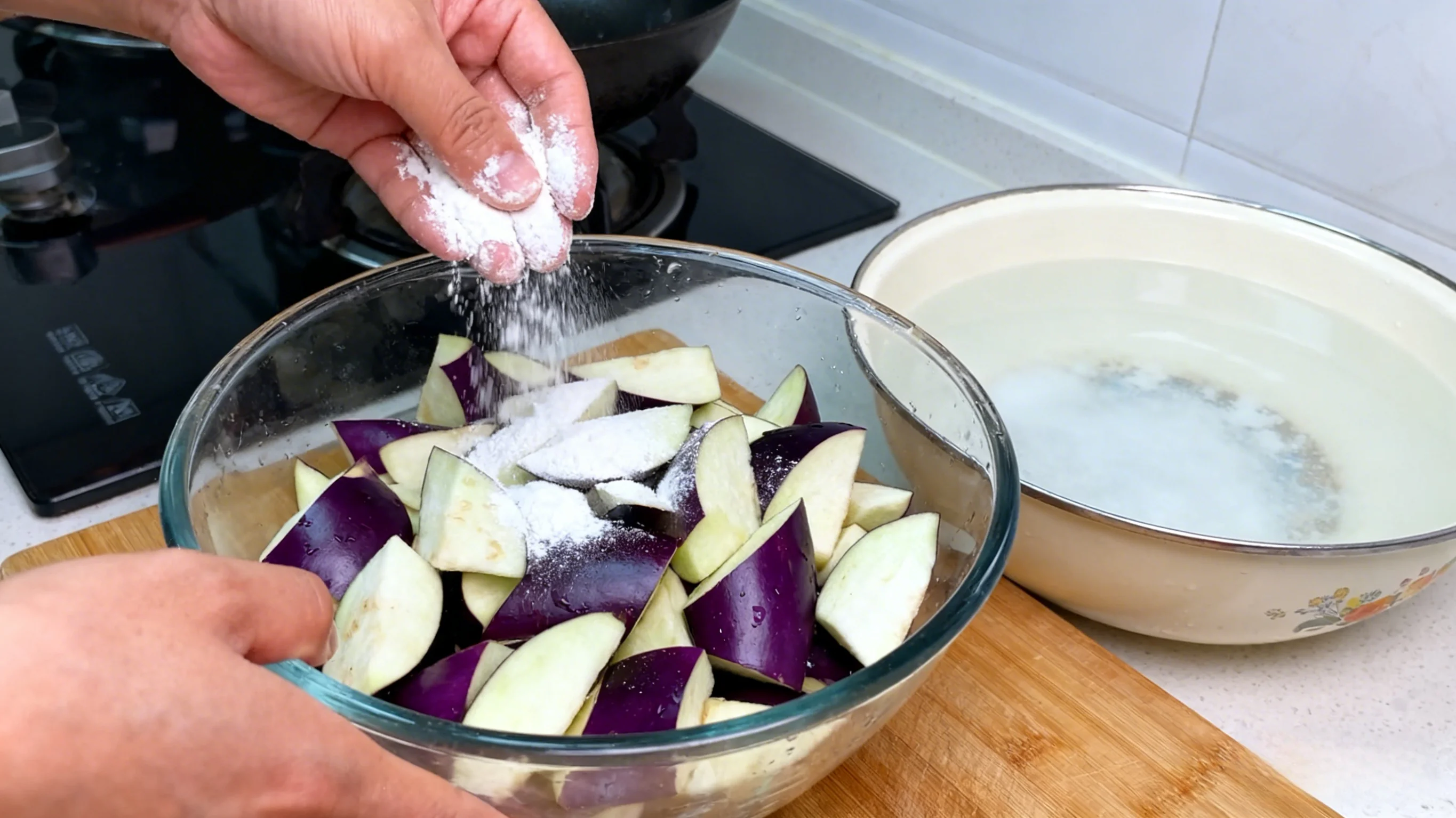 Preparing Eggplant