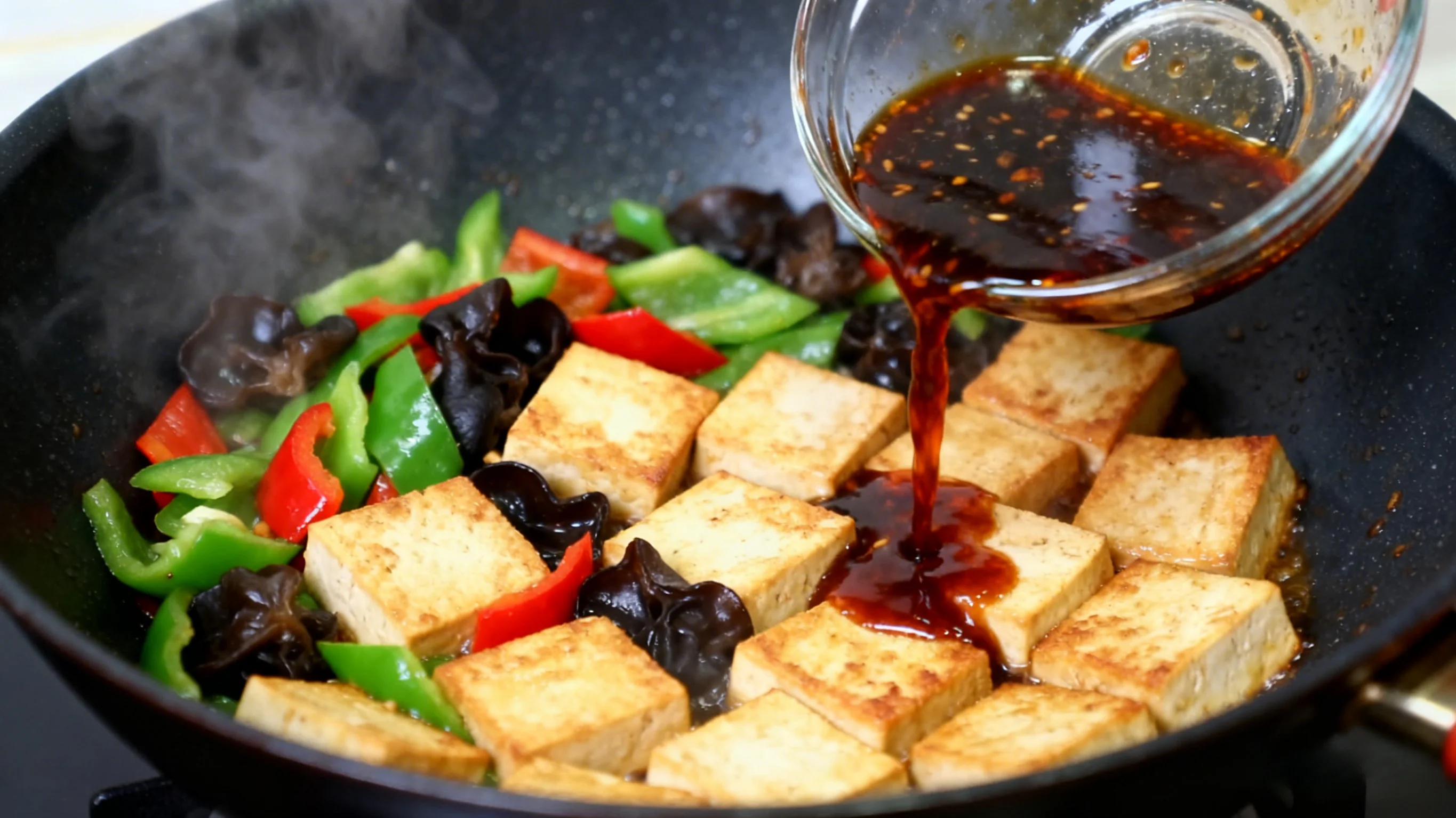Braising Tofu