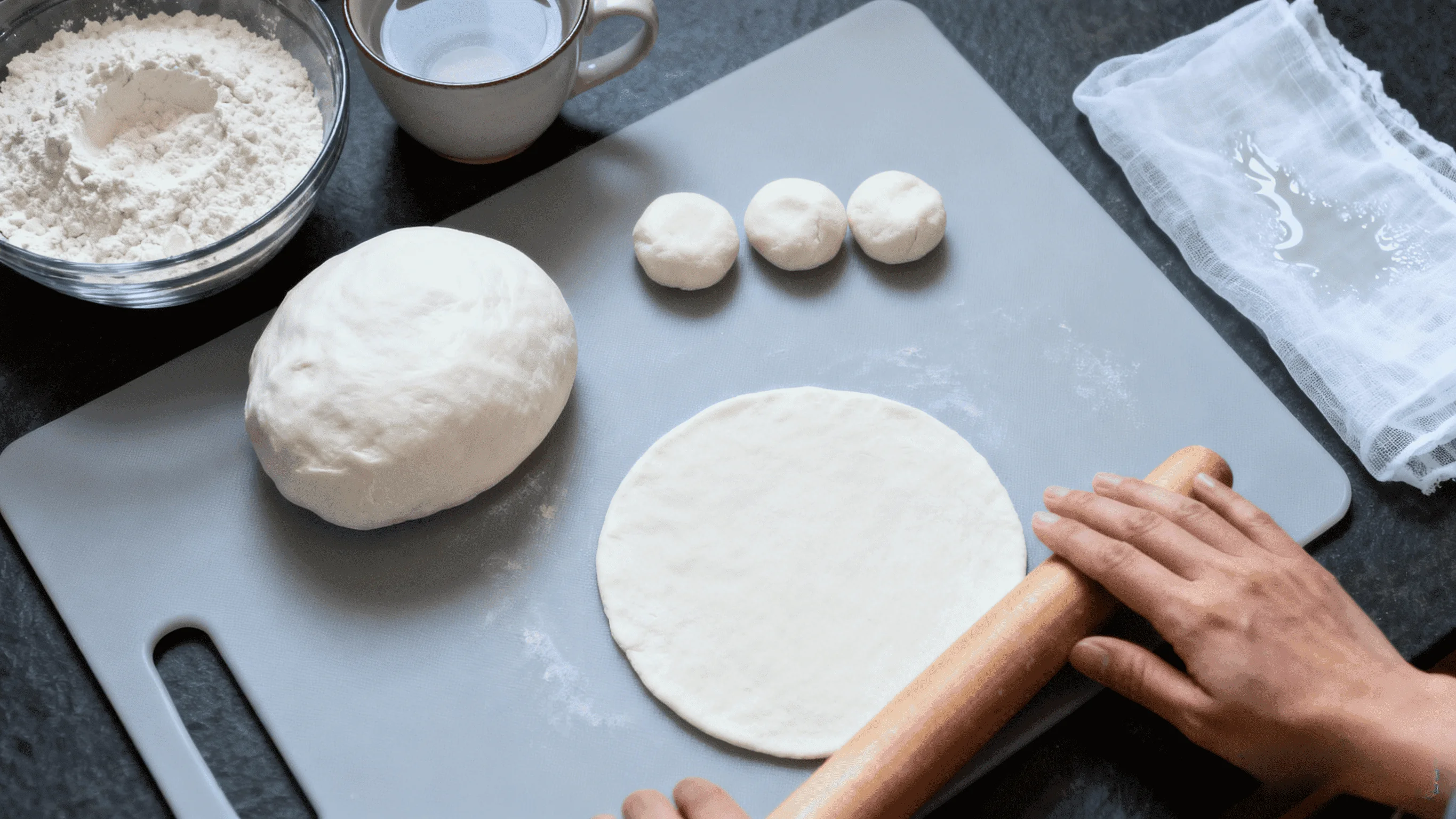 Making Spring Roll Wrappers