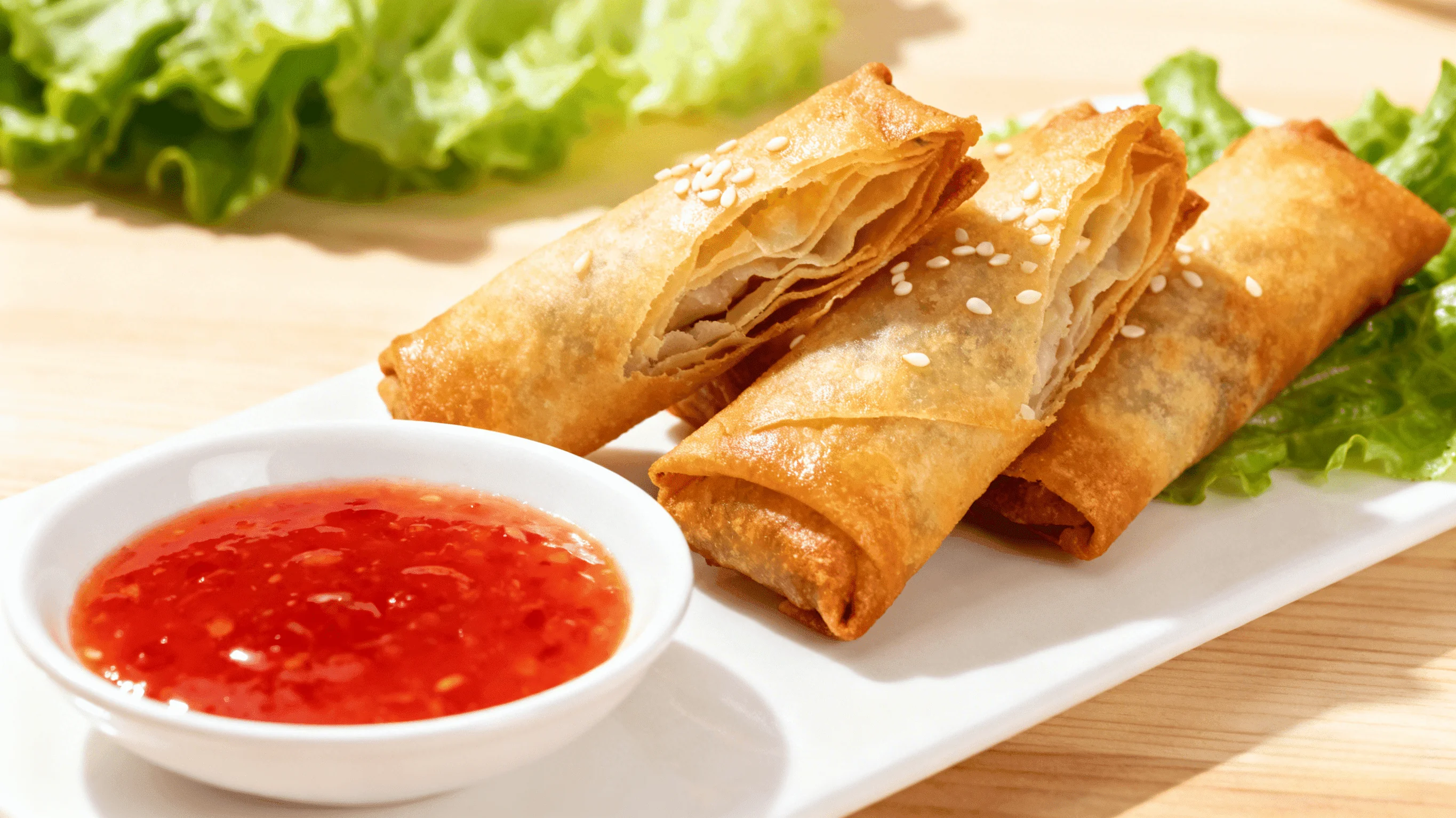 Crispy Spring Rolls Final Result