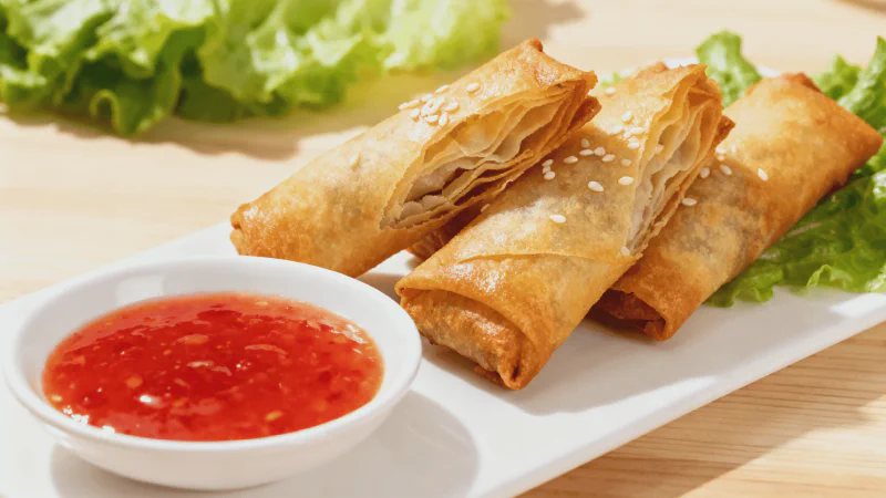 Crispy and Juicy Homemade Spring Rolls Recipe