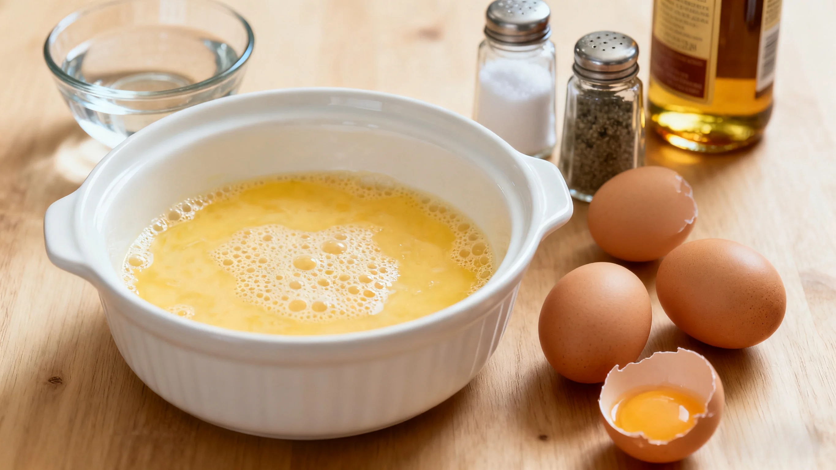 Preparing Egg Mixture