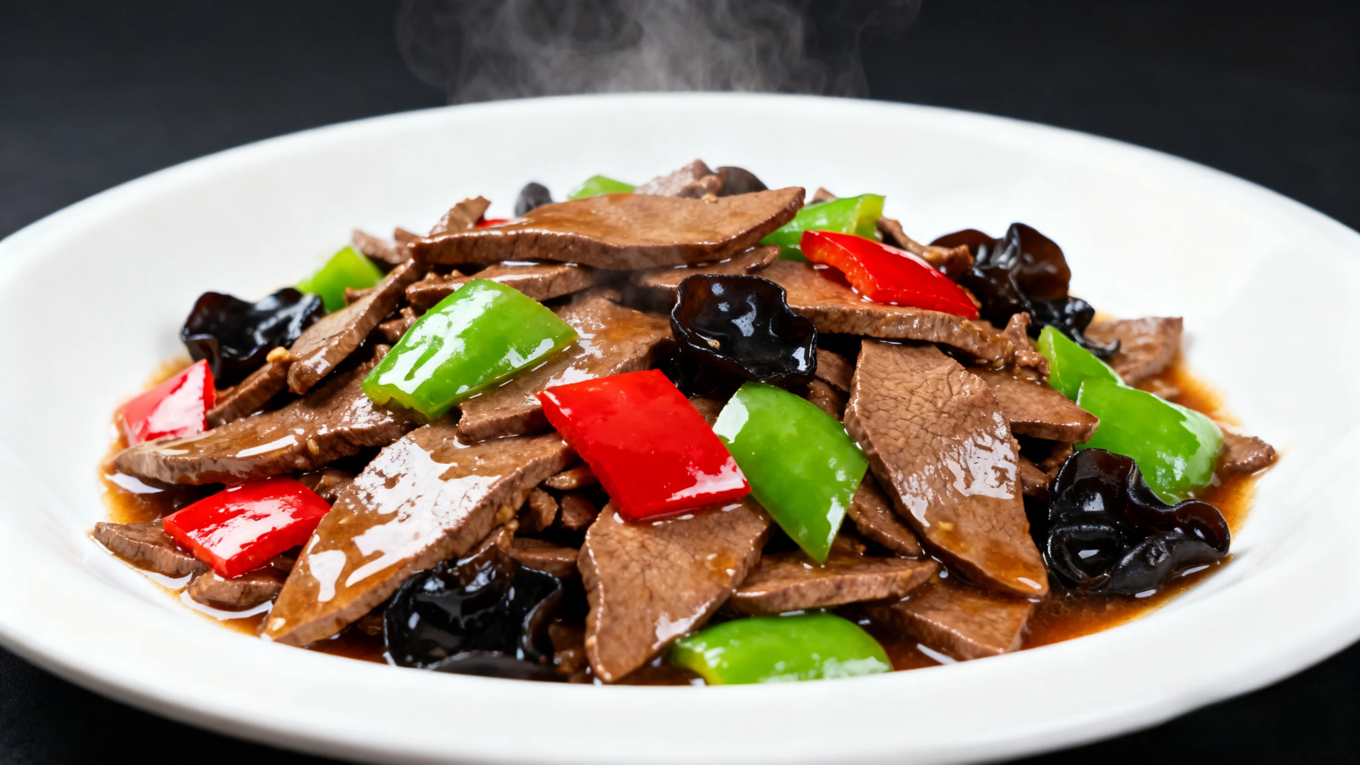 Slippery Liver Slices Final Dish