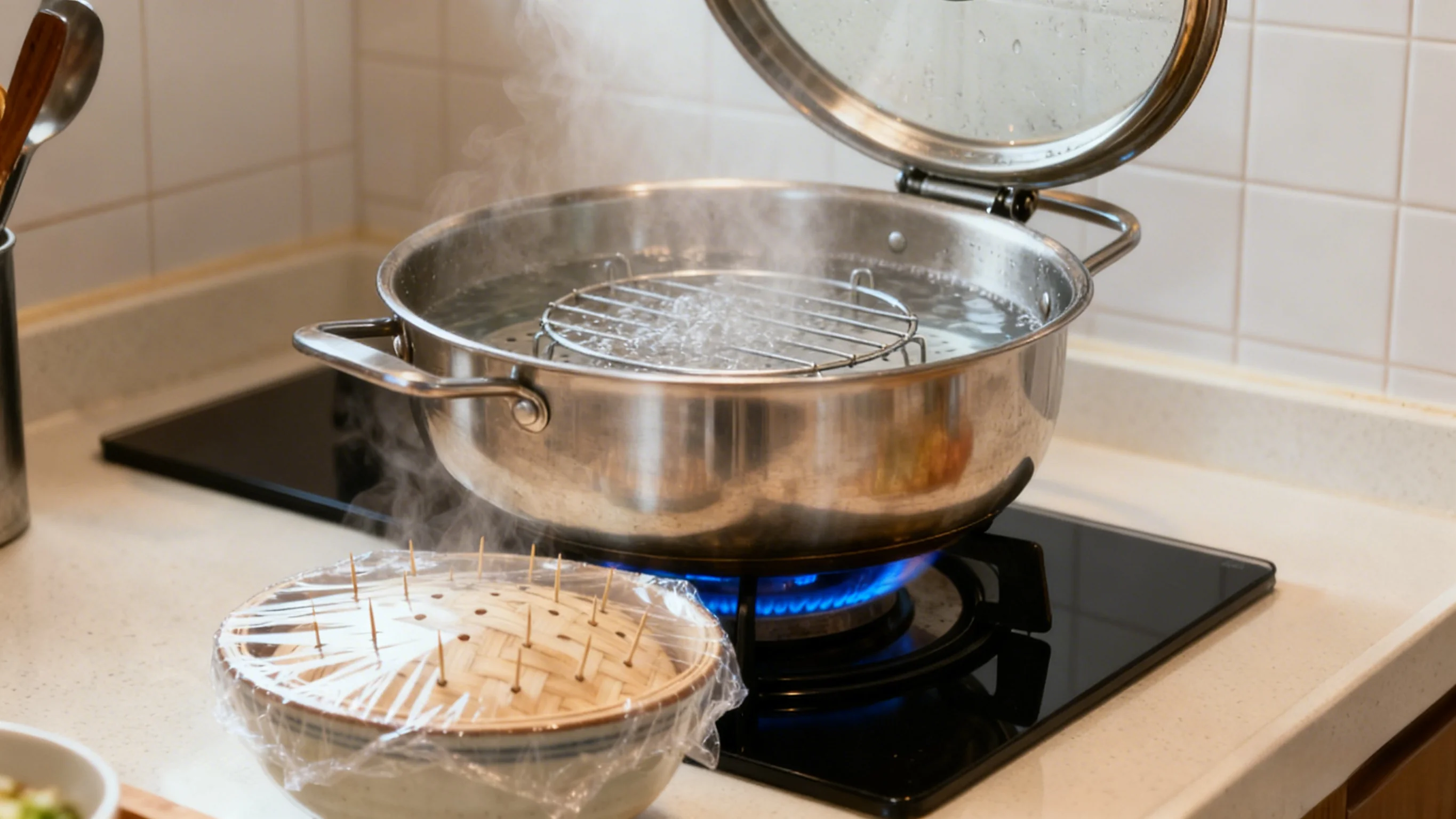 Steaming on Low Heat