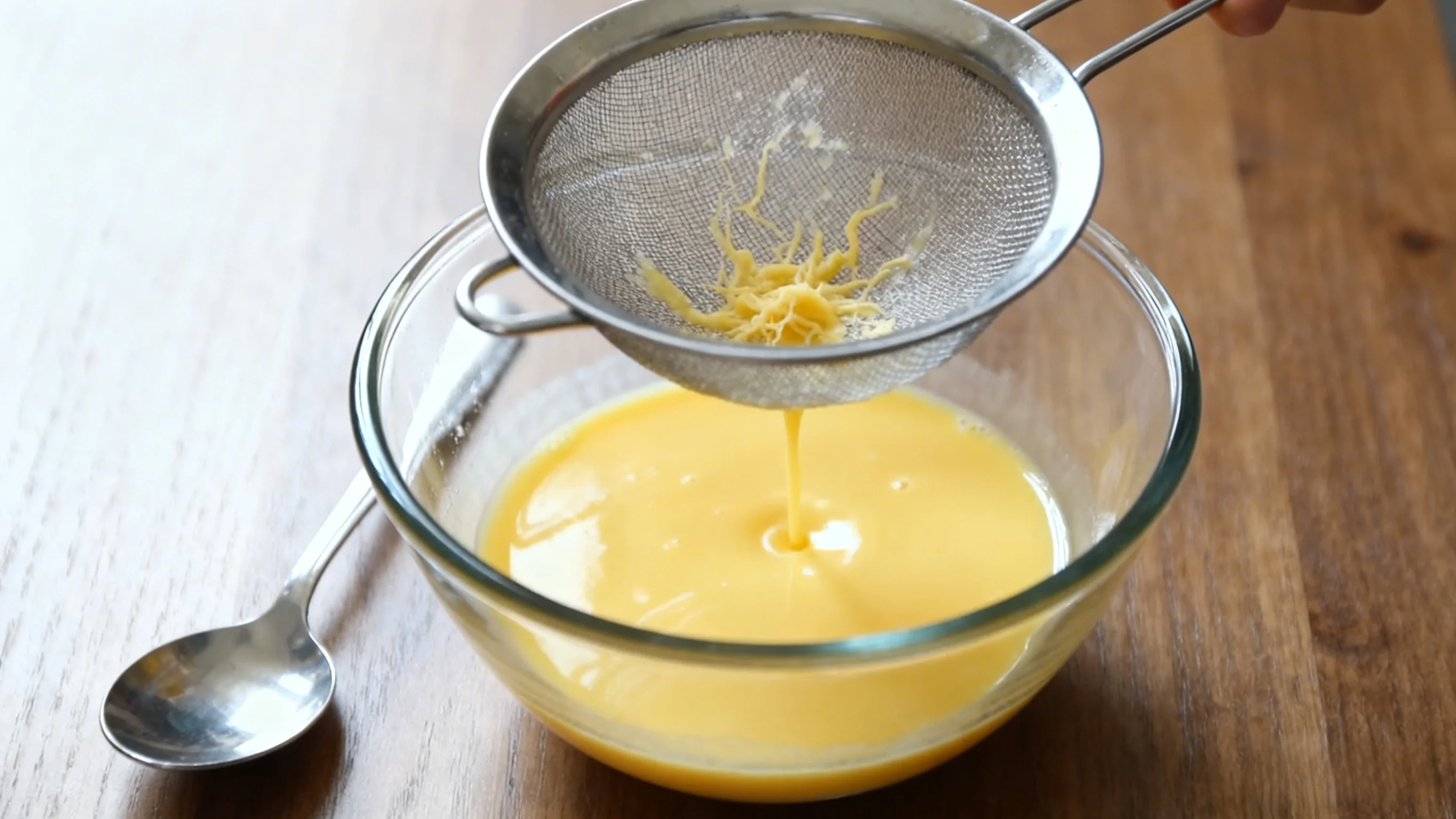 Straining and Defoaming