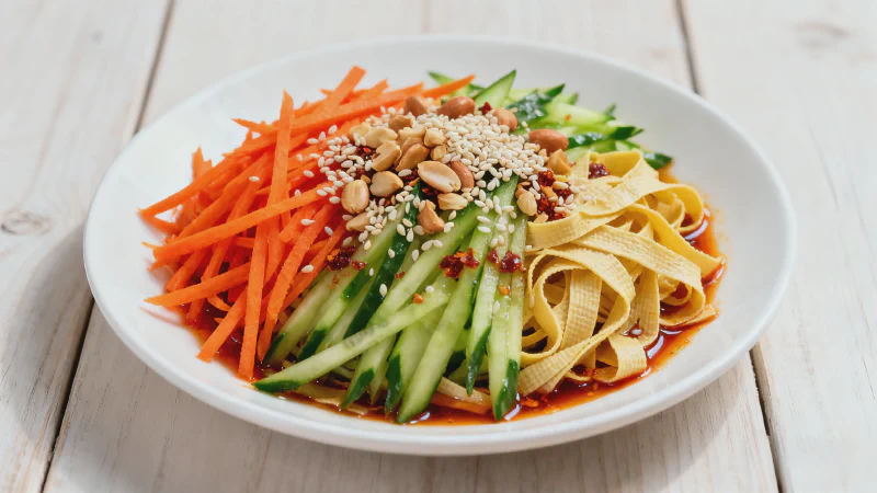 Three-Shreds Salad: Refreshing Classic Cold Dish with 3 Secrets for Perfect Texture Layers