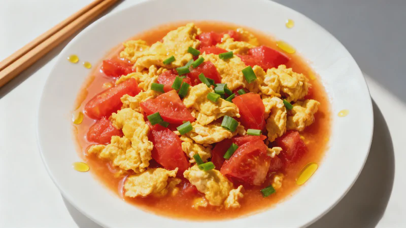 Tomato and Egg Stir-fry: Sweet and Sour Home-style Classic