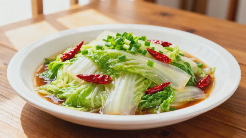 Vinegar-Braised Cabbage: Classic Home-style Quick Dish with 3 Secrets for Crisp, Tangy Cabbage