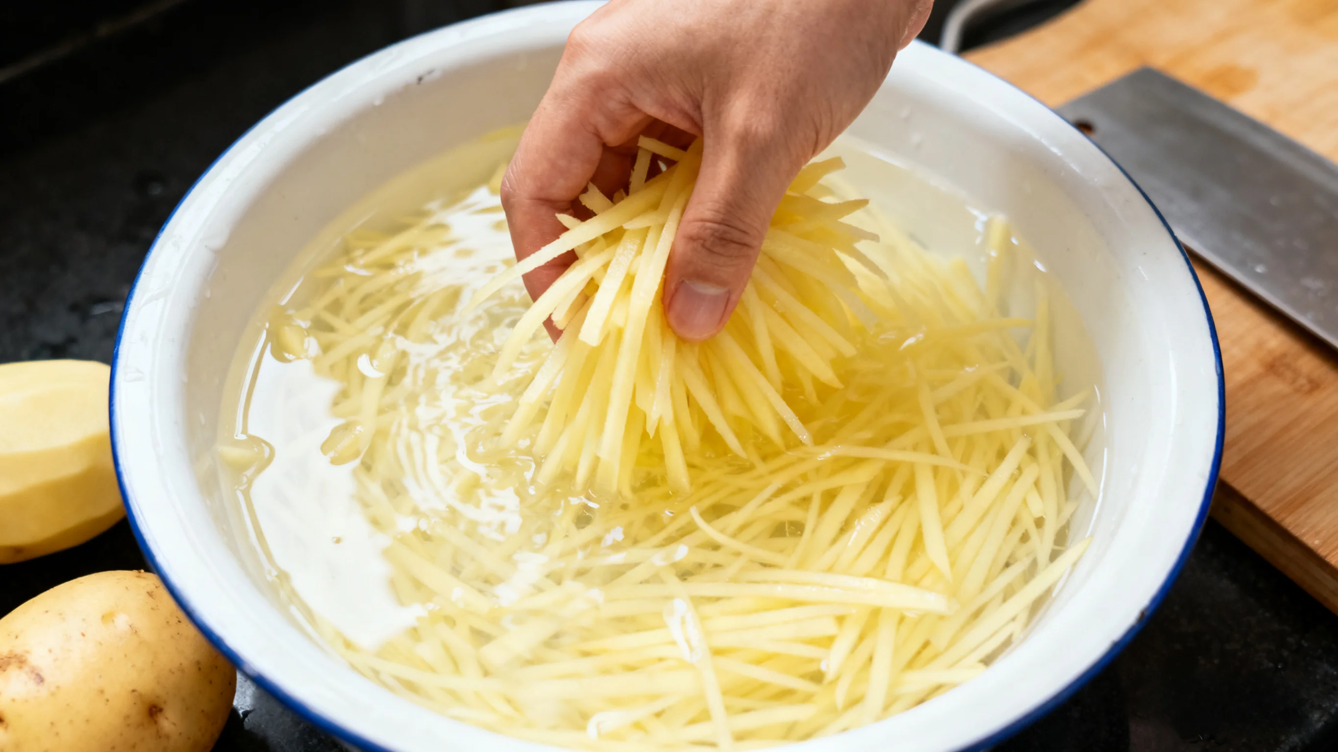 Preparing Potato Shreds
