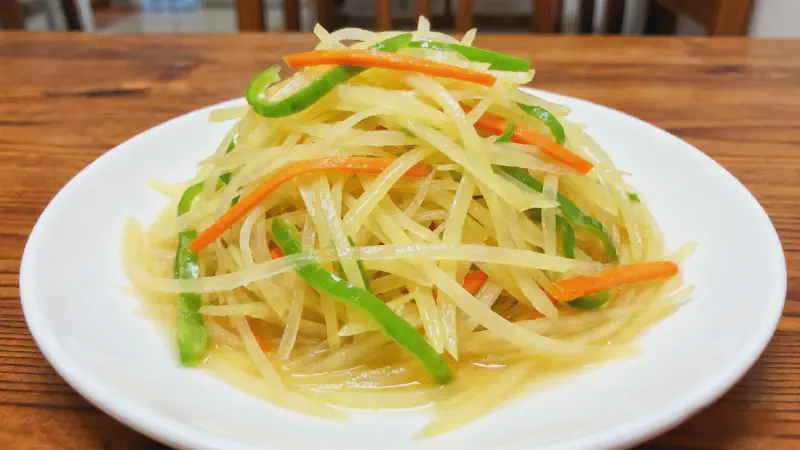 Featured image of post Vinegar-Glazed Shredded Potatoes: Secret to Perfect Crispness and Sourness